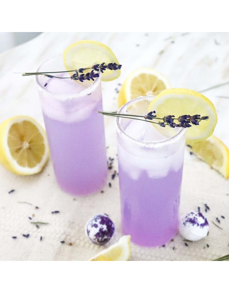 Cocktail Bomb Shop Lavender Lemonade  Glitter Cocktail Bomb | Package of 4