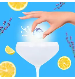 Cocktail Bomb Shop Lavender Lemonade  Glitter Cocktail Bomb | Package of 4