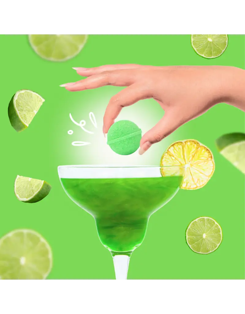 Cocktail Bomb Shop Margarita  Glitter Cocktail Bomb | Package of 4