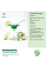 Cocktail Bomb Shop Margarita  Glitter Cocktail Bomb | Package of 4