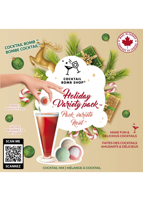 Cocktail Bomb Shop Holiday Variety Cocktail Bomb | Package of 6