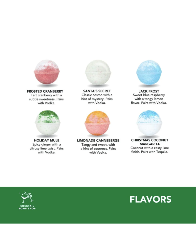 Cocktail Bomb Shop Holiday Variety Cocktail Bomb | Package of 6