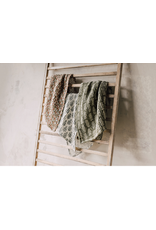 Danica Fern Block Print Waffle Dishtowel