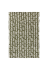 Danica Fern Block Print Waffle Dishtowel