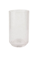 Danica Clear Handblown Bubbled Glass | 17oz Tall Tumbler