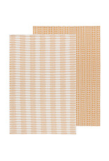 Danica Ochre Abode Cotton Dishtowel Set of 2