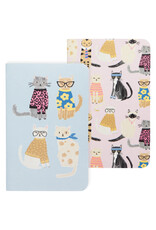 Danica Feline Fine Pocket Notebooks Set of 2