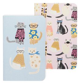 Danica Feline Fine Pocket Notebooks Set of 2