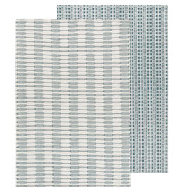 Danica Lagoon Abode Cotton Dishtowel Set of 2