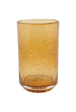 Danica Amber Handblown Bubbled Glass | 17oz Tumbler