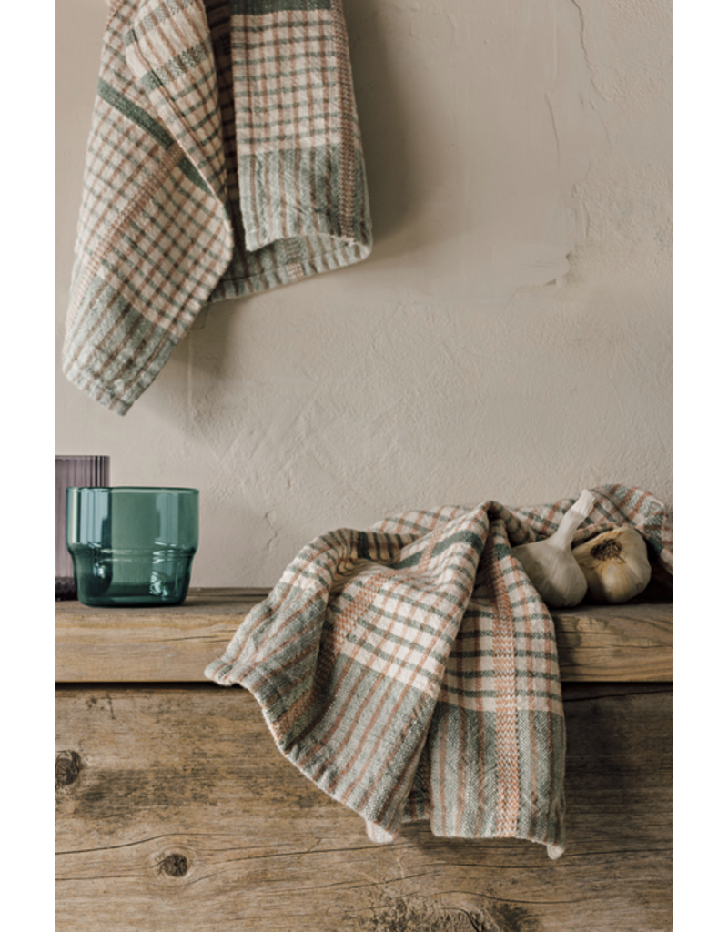 Danica Willow Check Cotton Dishtowels Set of 2