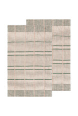 Danica Willow Check Cotton Dishtowels Set of 2