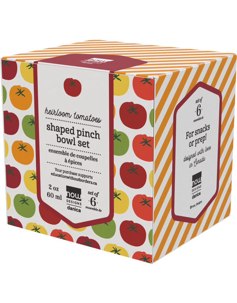 Danica Heirloom Tomatoes Pinch Bowls Set of 6