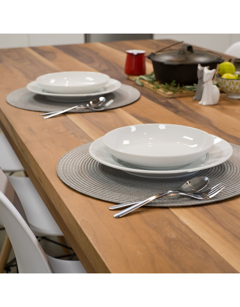 Danica Cobblestone Round Woven Placemat