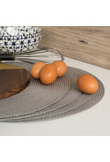 Danica Cobblestone Round Woven Placemat