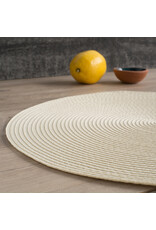 Danica Ivory Round Woven Placemat