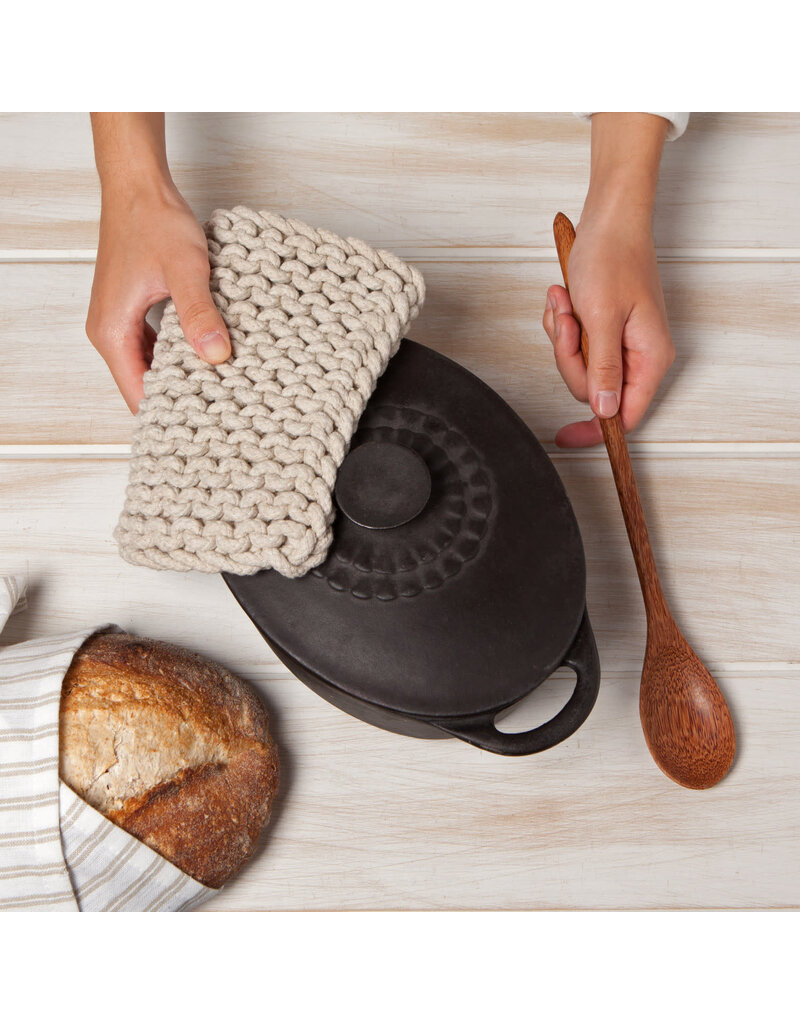 Danica Dove Gray Knit Potholder