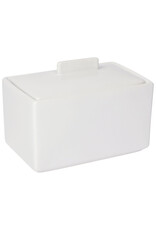 Danica 1 lb White Stoneware Butter Dish