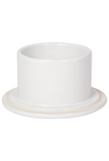 Danica Matte White Stoneware Butter Crock