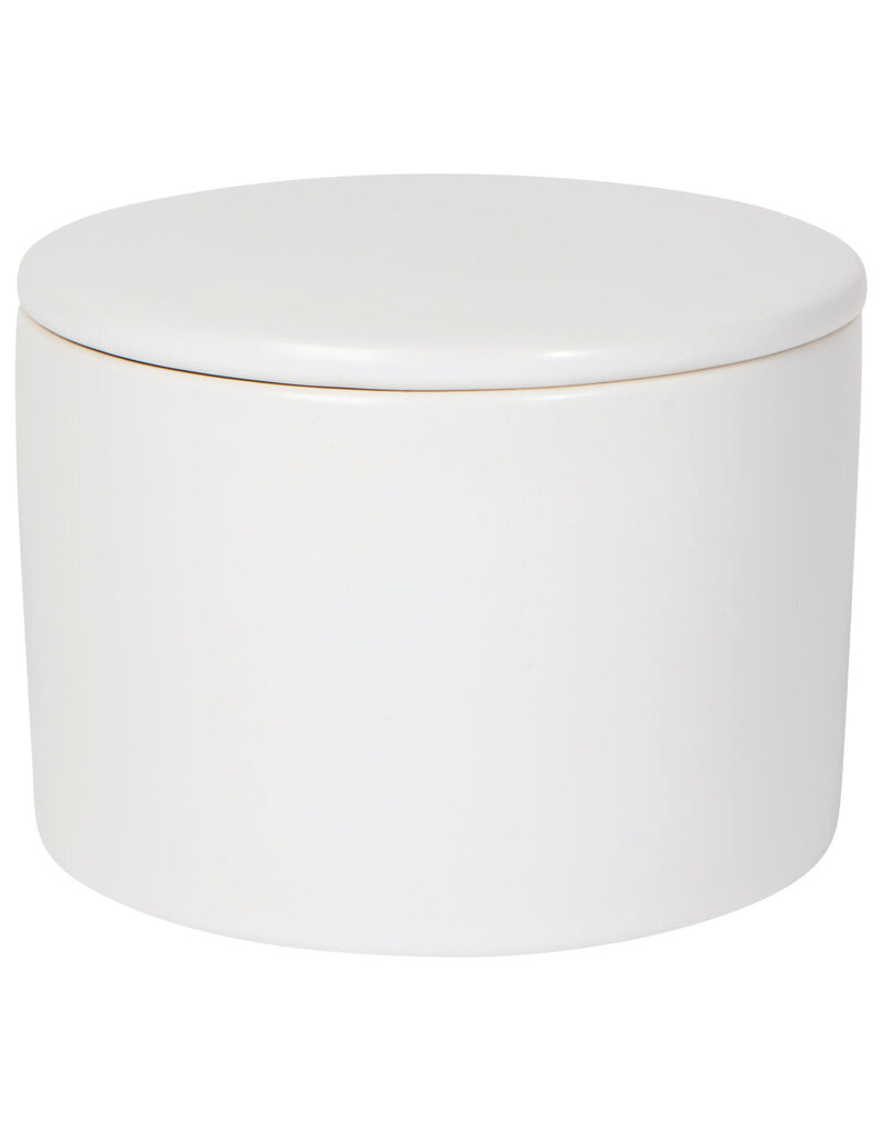 Danica Matte White Stoneware Butter Crock