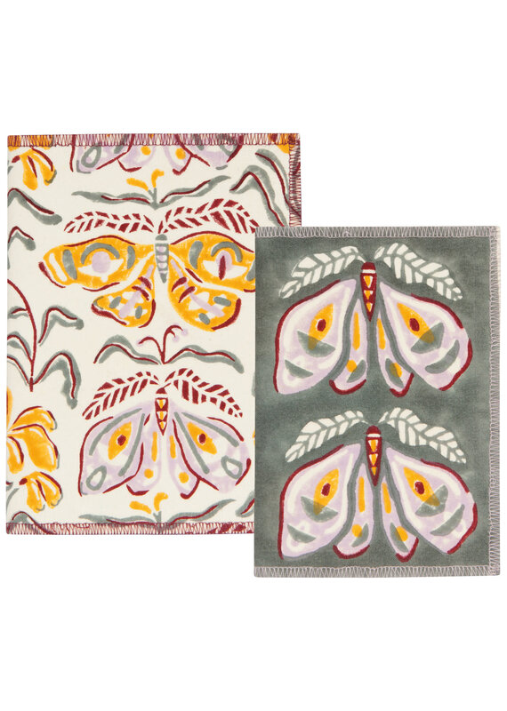 Danica Nocturna Block Print Notebooks Set of 2