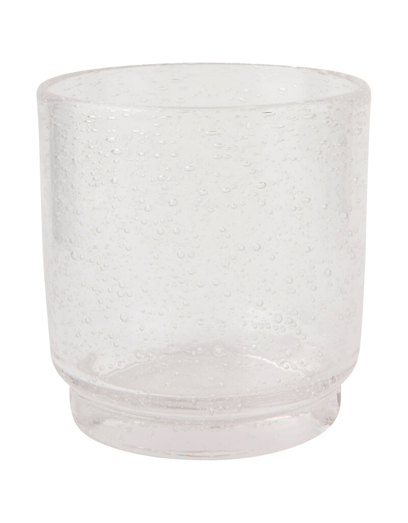 Danica Clear Handblown Bubbled Glass | 12oz Tumbler