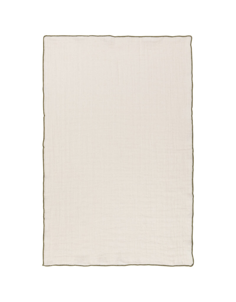 Danica Olive Double Weave Cotton Dishtowels Set of 2