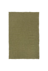 Danica Olive Double Weave Cotton Dishtowels Set of 2