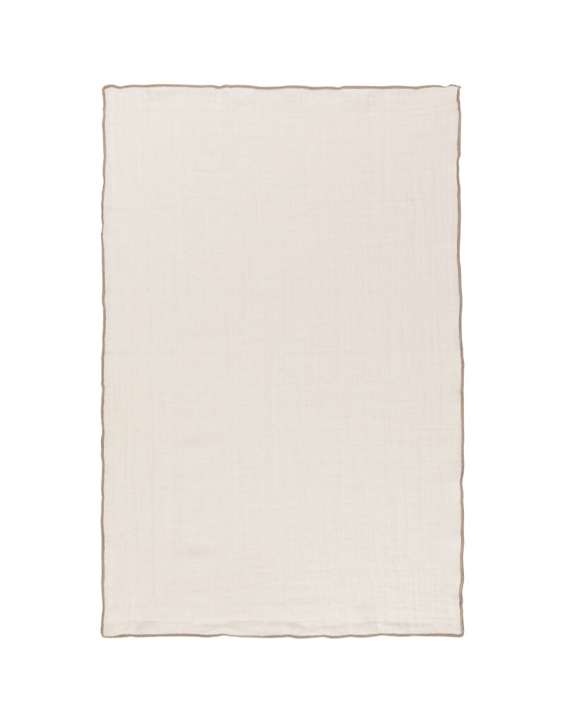 Danica Dove Gray Double Weave Cotton Dishtowels Set of 2