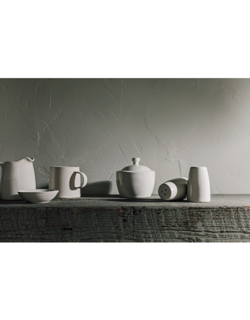 Danica Oyster Stoneware Sugar Pot