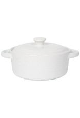 Danica Speckled White Stoneware Brie Baker