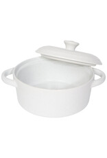 Danica Speckled White Stoneware Brie Baker