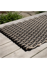 Sand+Charcoal Doormat | The Rope Company