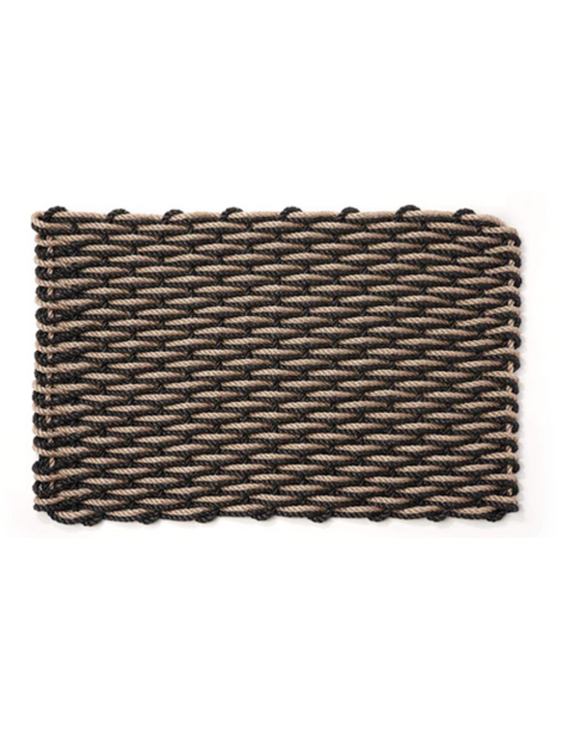 Sand+Charcoal Doormat | The Rope Company