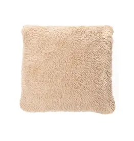 Brunelli Mocha Faux Fur Toss Cushion | 18"