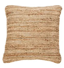 Brunelli Natural Jute Toss Cushion | 18"x18"