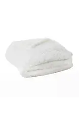 Brunelli White Faux Fur Soft Throw
