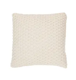 Brunelli Basket Chenille Ivory Toss Cushion | 18"x18"