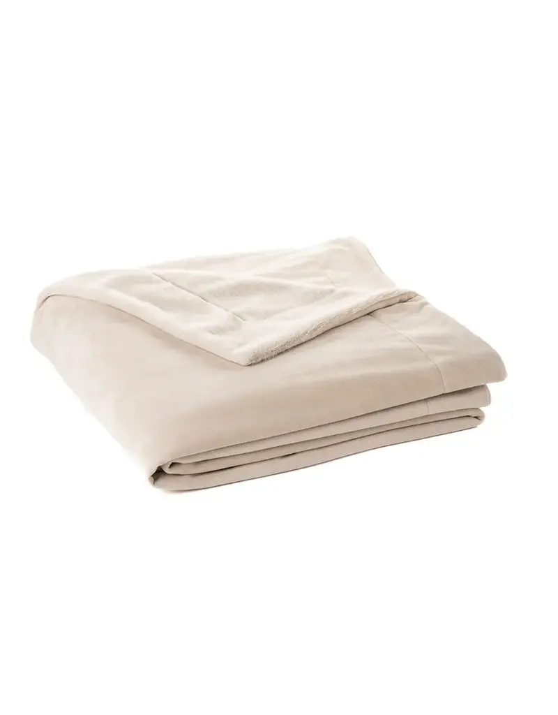 Brunelli Natural Faux Fur Throw