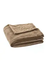 Brunelli Dark Taupe Faux Fur Throw