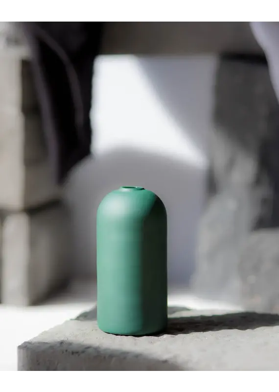 Everlasting Candle Green Wylie Vase | Everlasting Candle