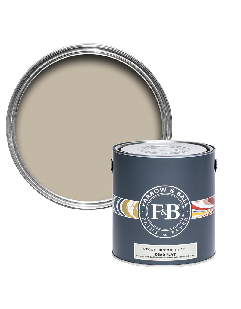 Farrow & Ball Paint Stony Ground  No. 211