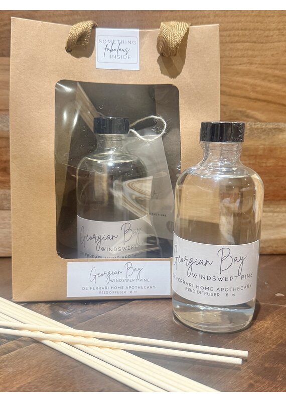 DeFerrari Candles Georgian Bay Windswept Pine Reed Diffuser | De Ferrari Home