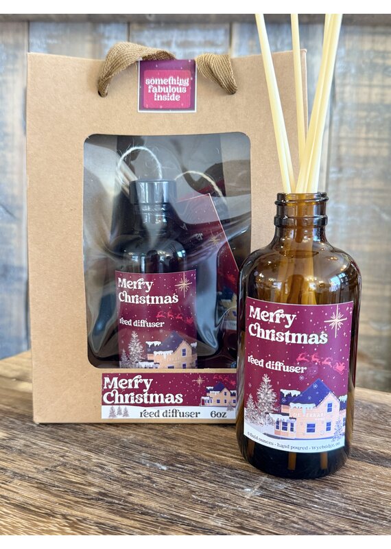 DeFerrari Candles Merry Christmas Holiday Reed Diffuser | De Ferrari Home