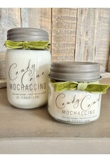 DeFerrari Candles Candy Cane Mochaccino Soy Wax Candle - Mason Jar Collection