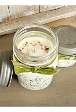 DeFerrari Candles Candy Cane Mochaccino Soy Wax Candle - Mason Jar Collection