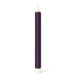 Abbott Collection Flameless LED Taper Candle. Set of 2 | Deep Purple