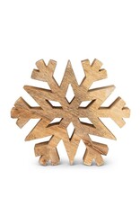 Abbott Collection Wooden Cutout Snowflake | 7.5"