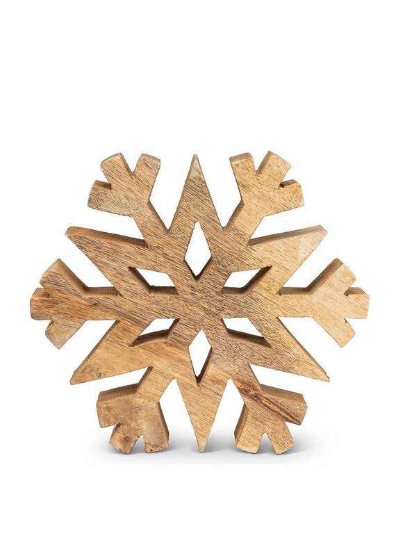 Abbott Collection Wooden Cutout Snowflake | 7.5"