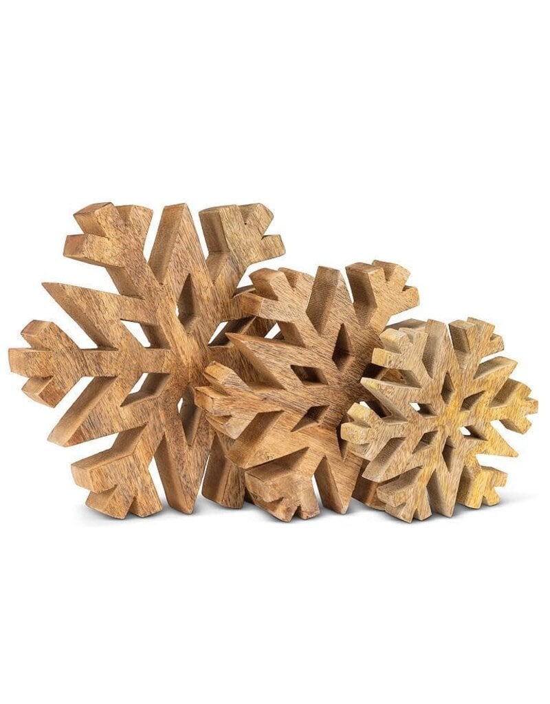 Abbott Collection Wooden Cutout Snowflake | 7.5"